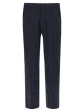 Gray Cotton Cropped Pants