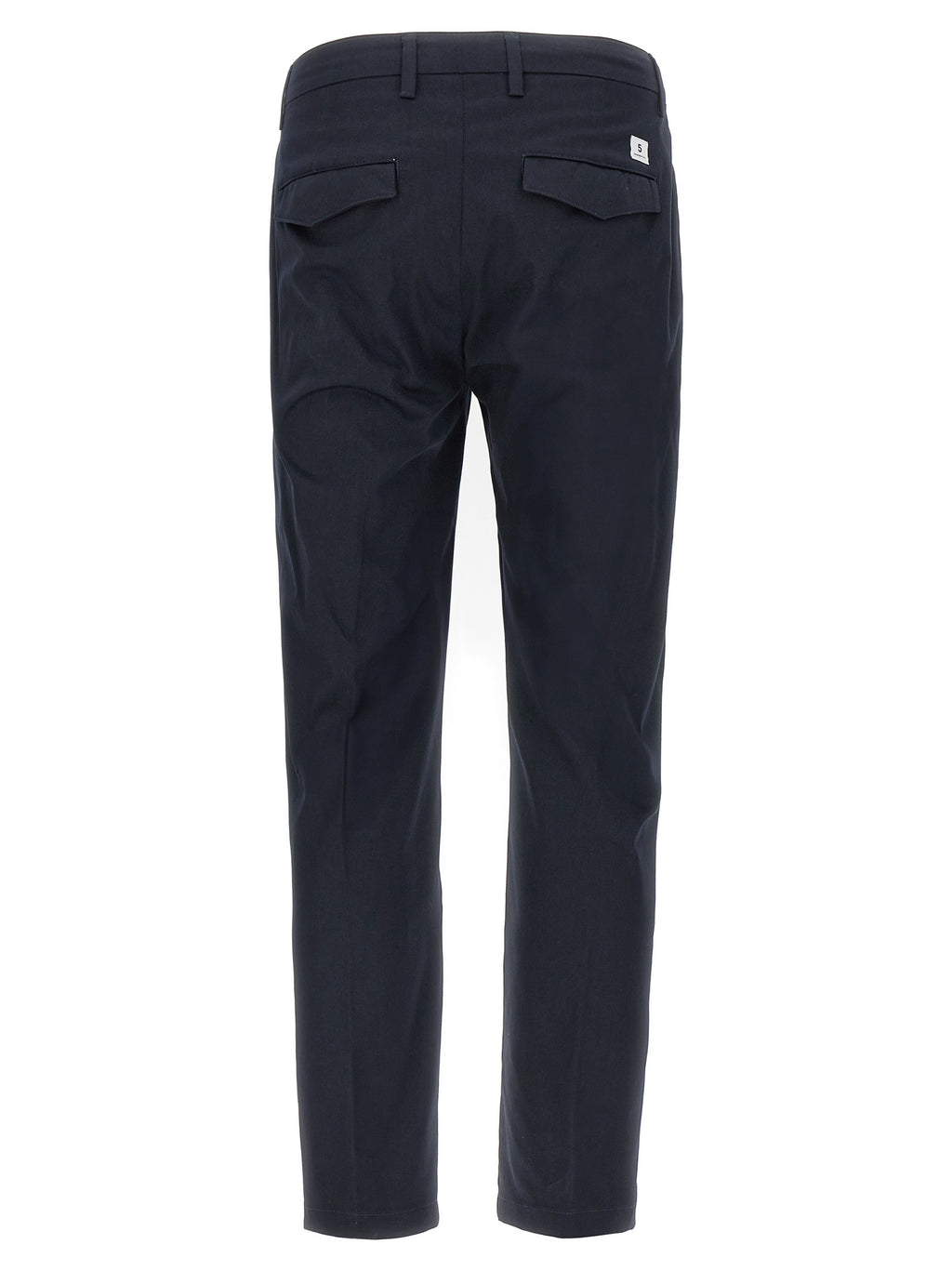 Gray Cotton Cropped Pants