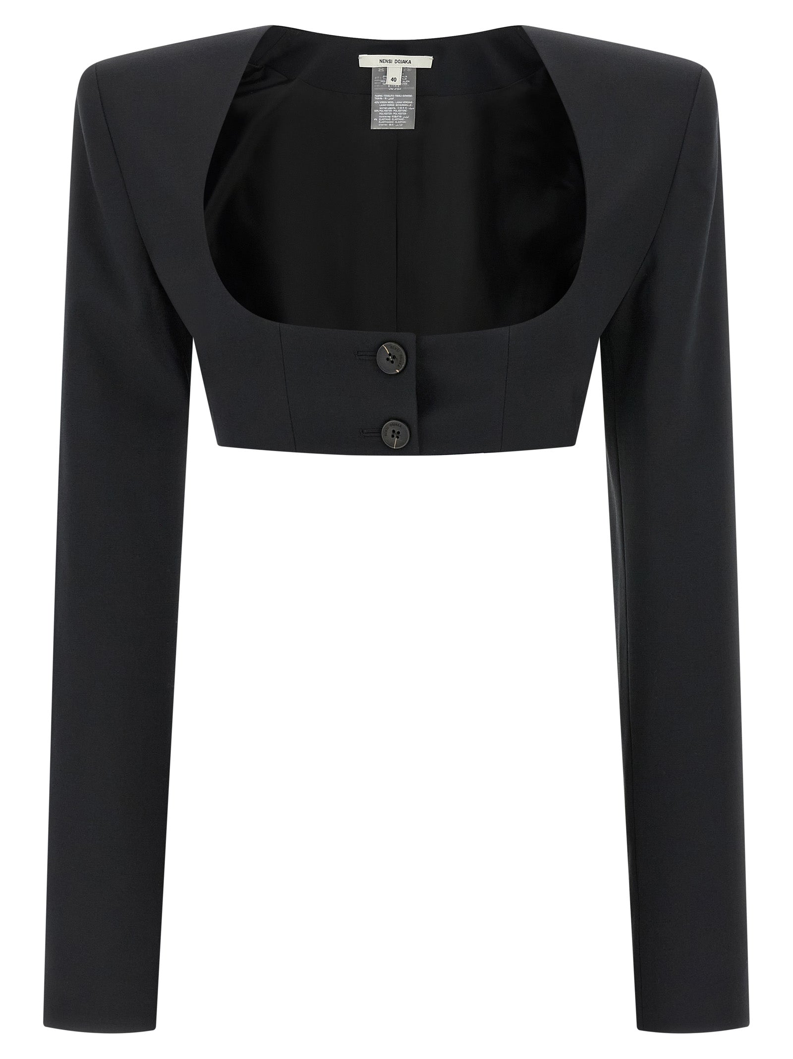 Black Virgin Wool Blazer