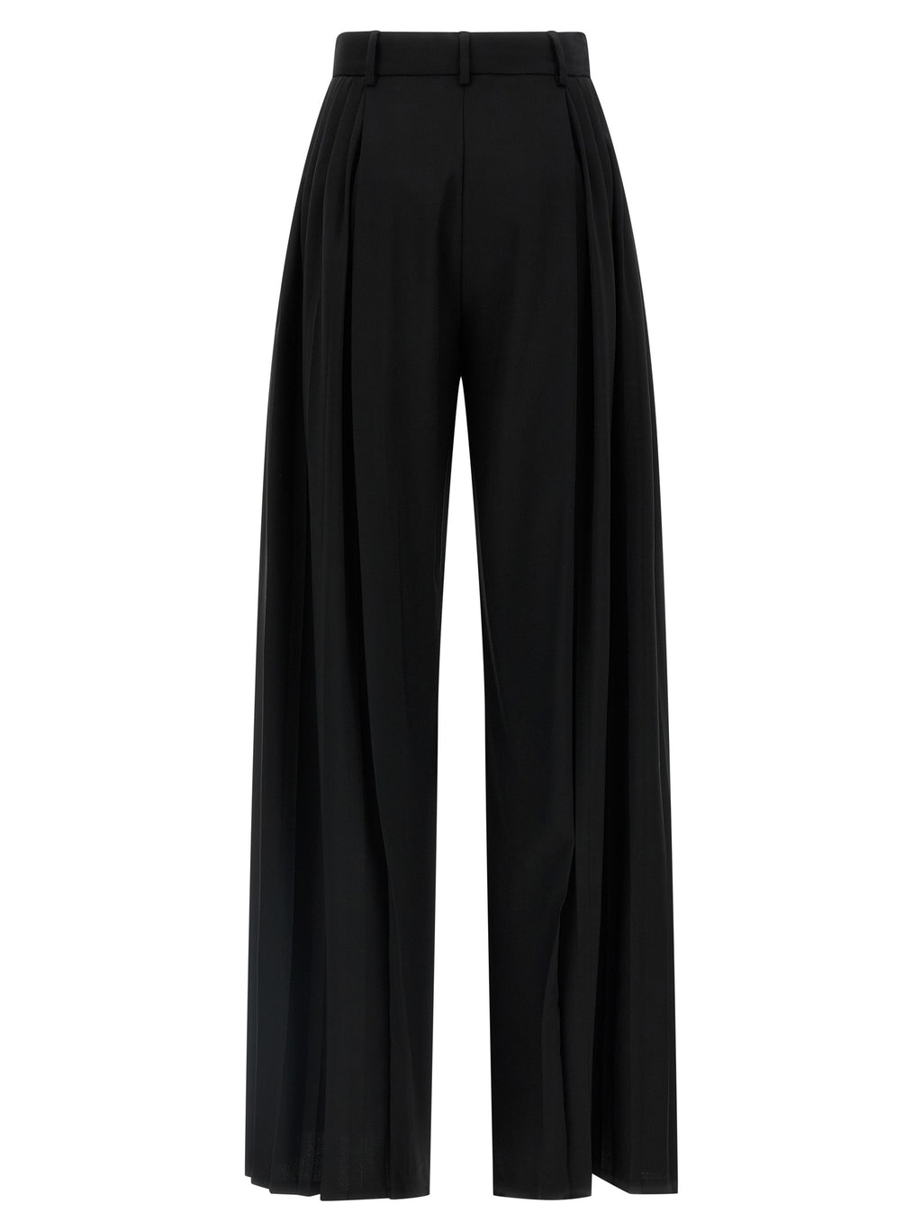 Black Virgin Wool Dress Pants