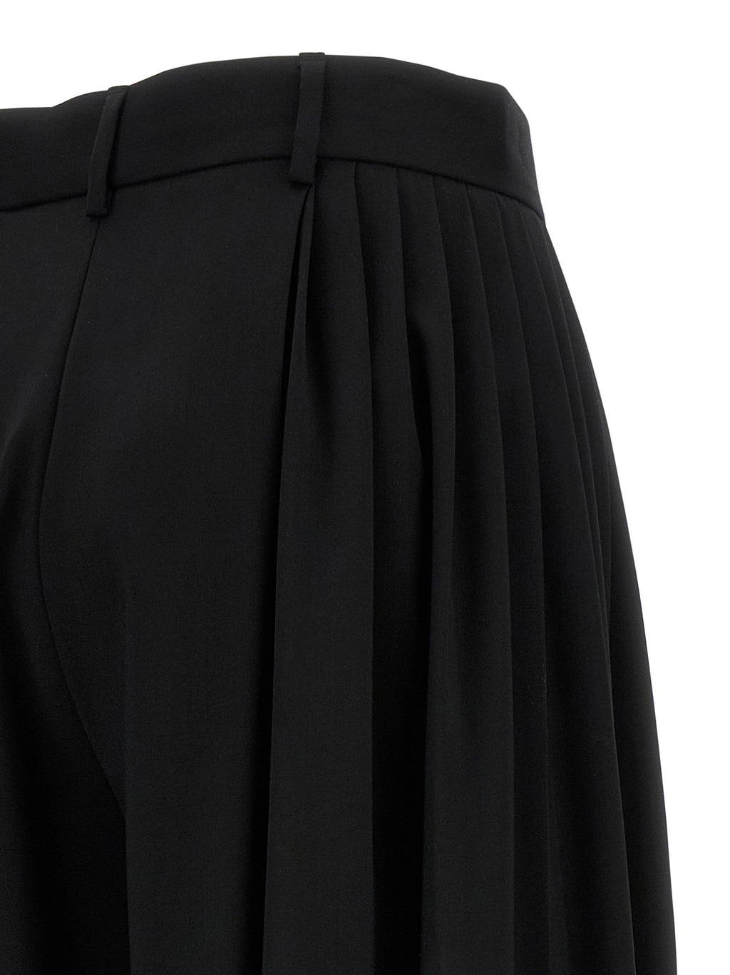 Black Virgin Wool Dress Pants