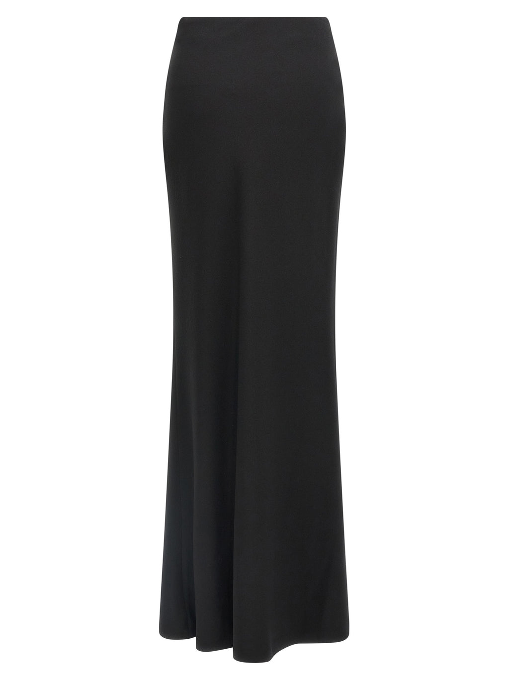 Black Virgin Wool Mini Skirt