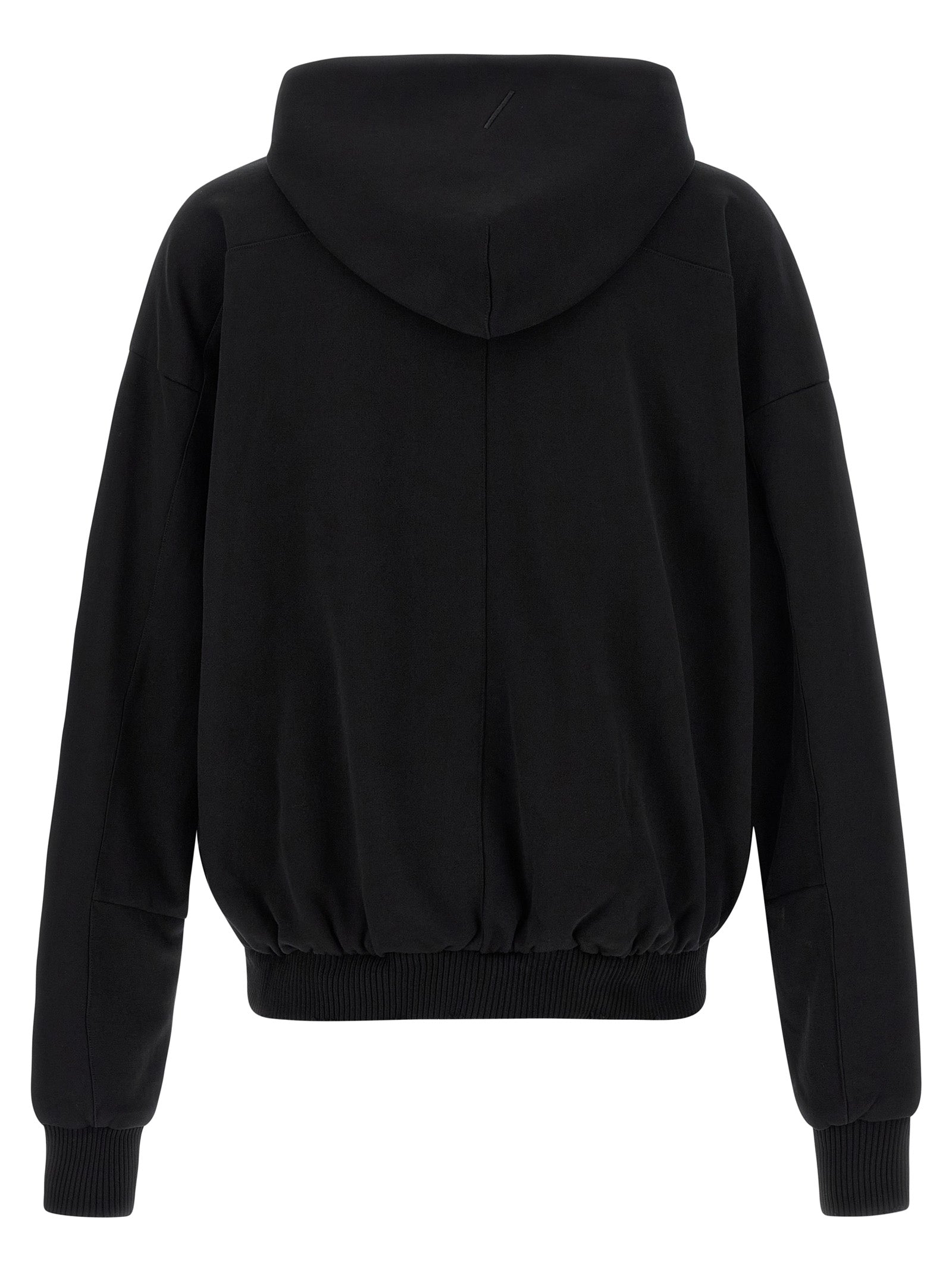 Black Cotton Sweatshirt