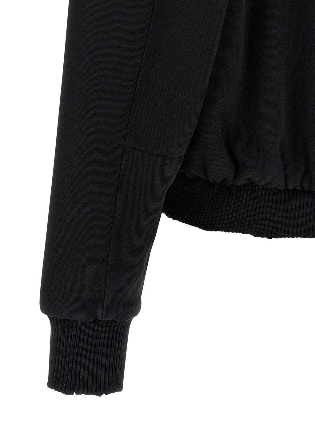 Black Cotton Sweatshirt