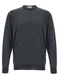 Gray Merino Wool Cardigan