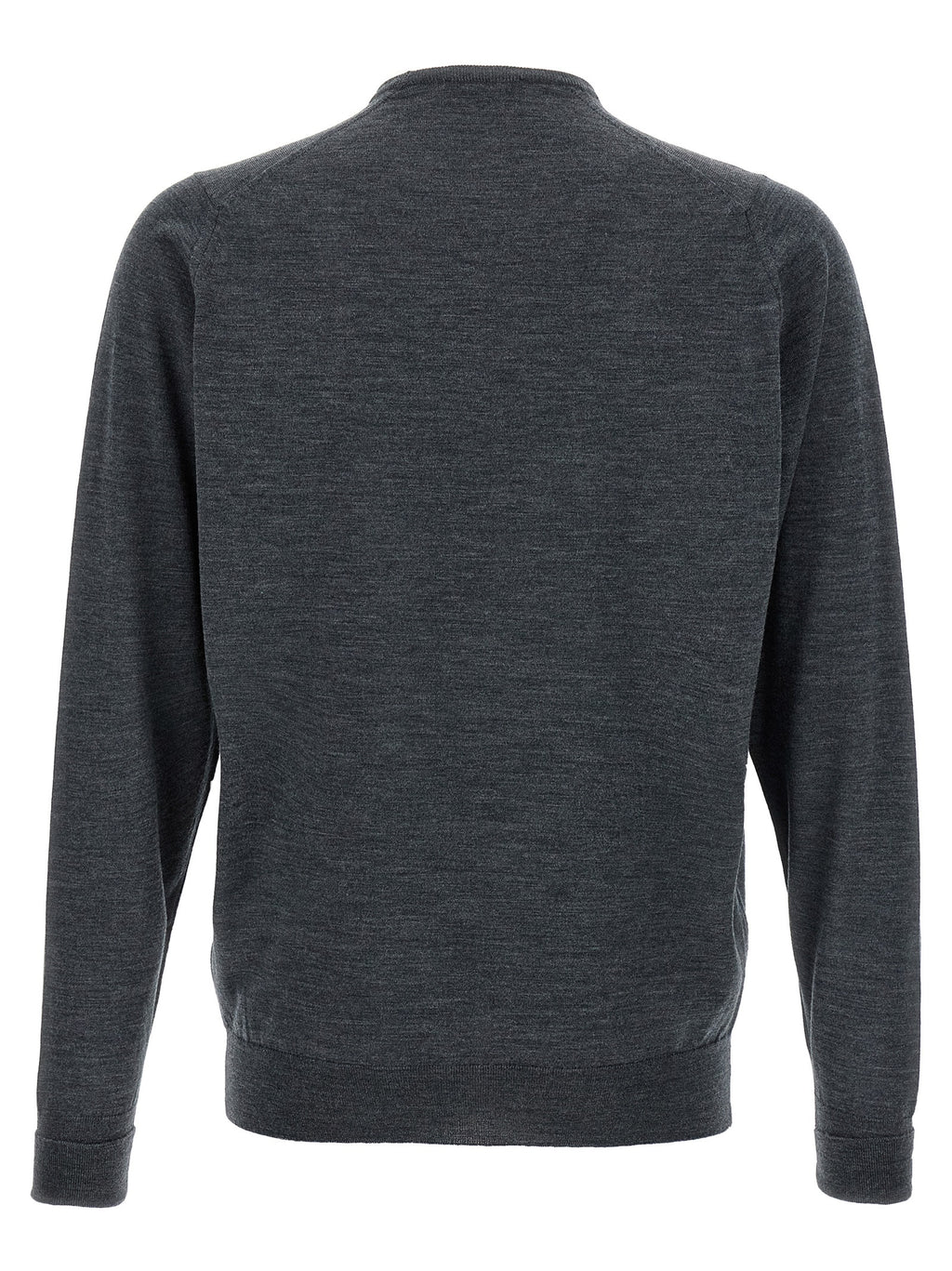 Gray Merino Wool Cardigan