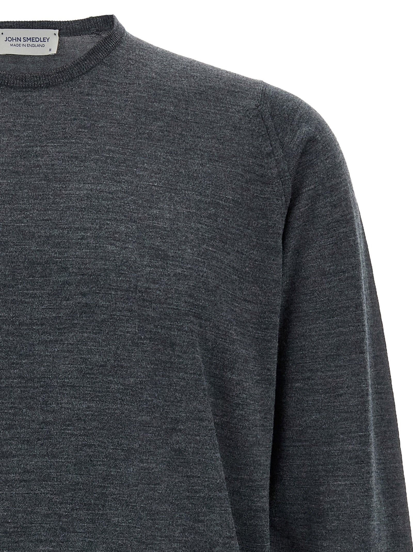 Gray Merino Wool Cardigan
