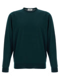 Bicolor Merino Wool Cardigan