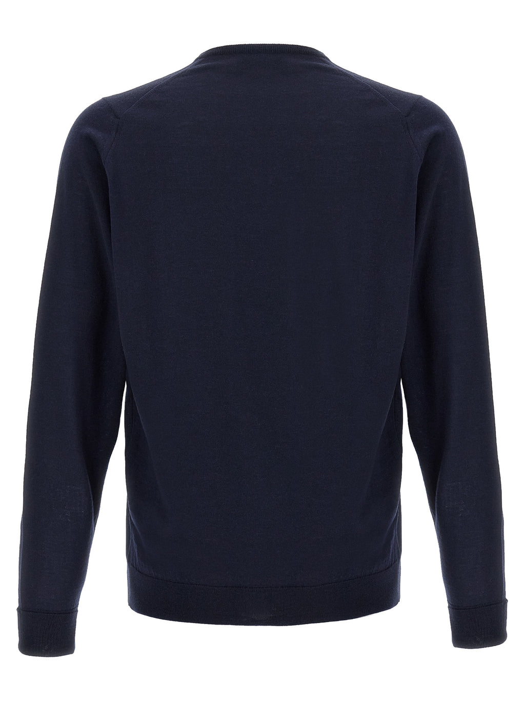 Blue Merino Wool Cardigan