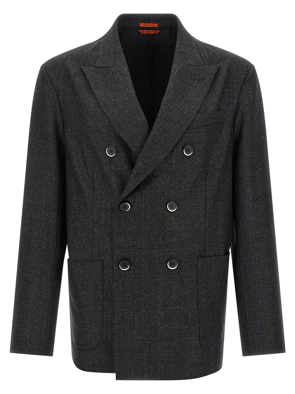 Gray Virgin Wool Blazer