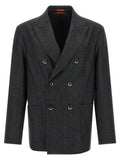 Gray Virgin Wool Blazer