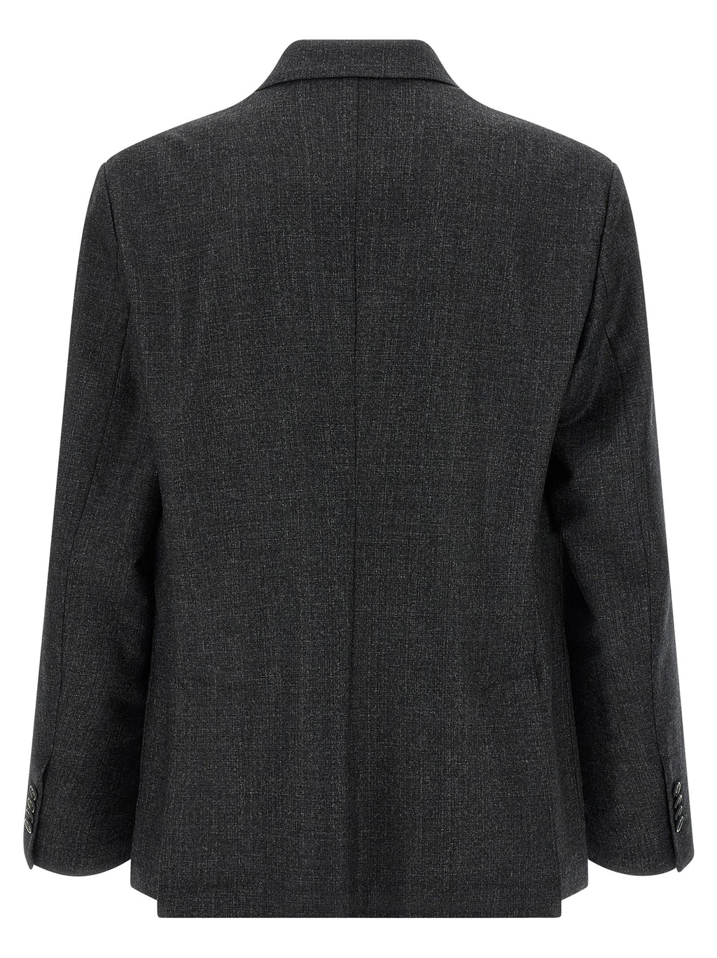 Gray Virgin Wool Blazer