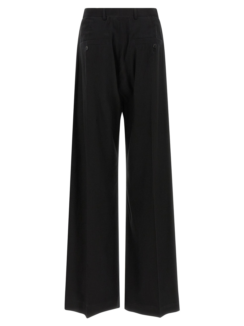 Black Cotton Pants