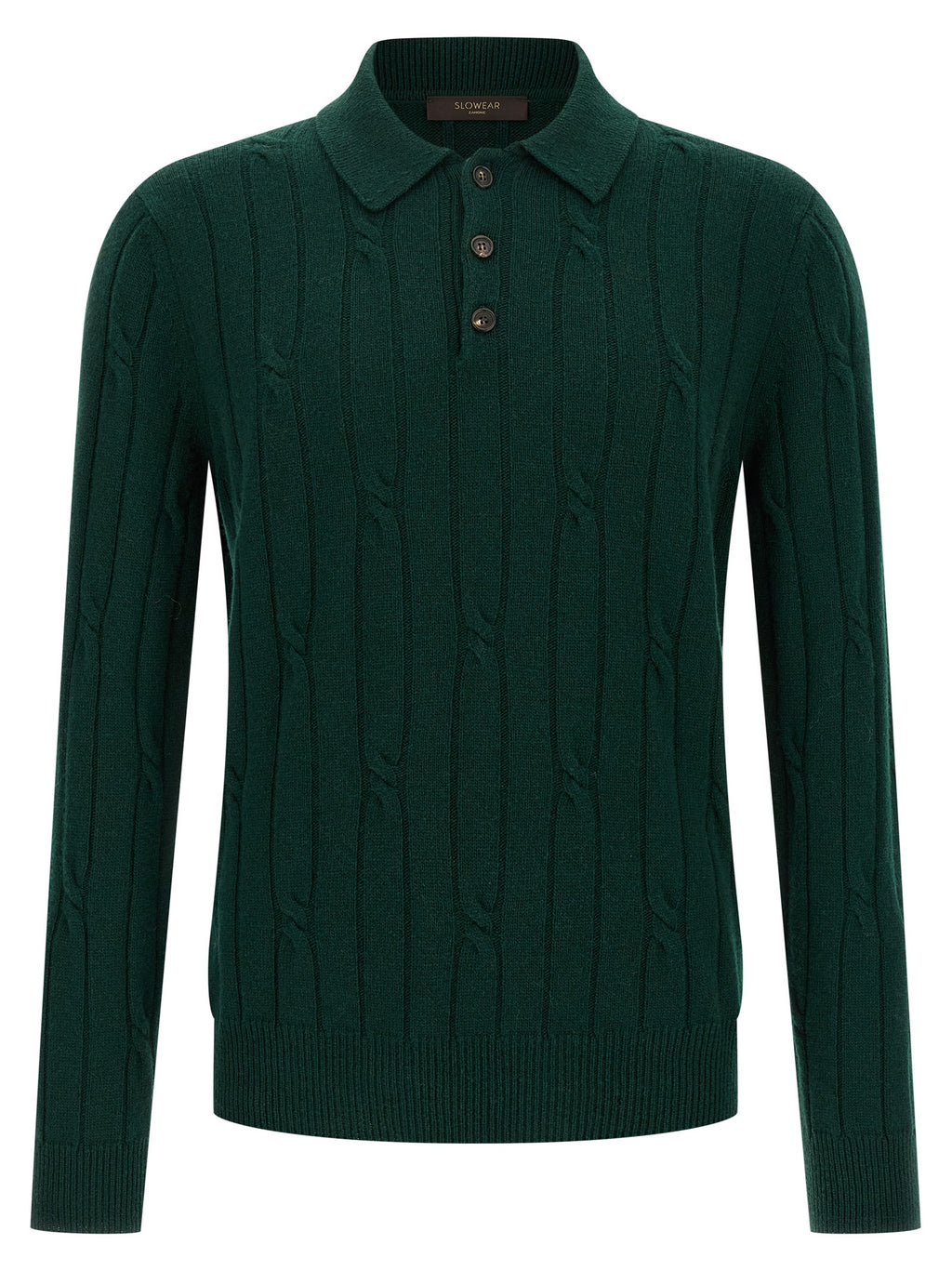 Bicolor Virgin Wool Polo Shirt