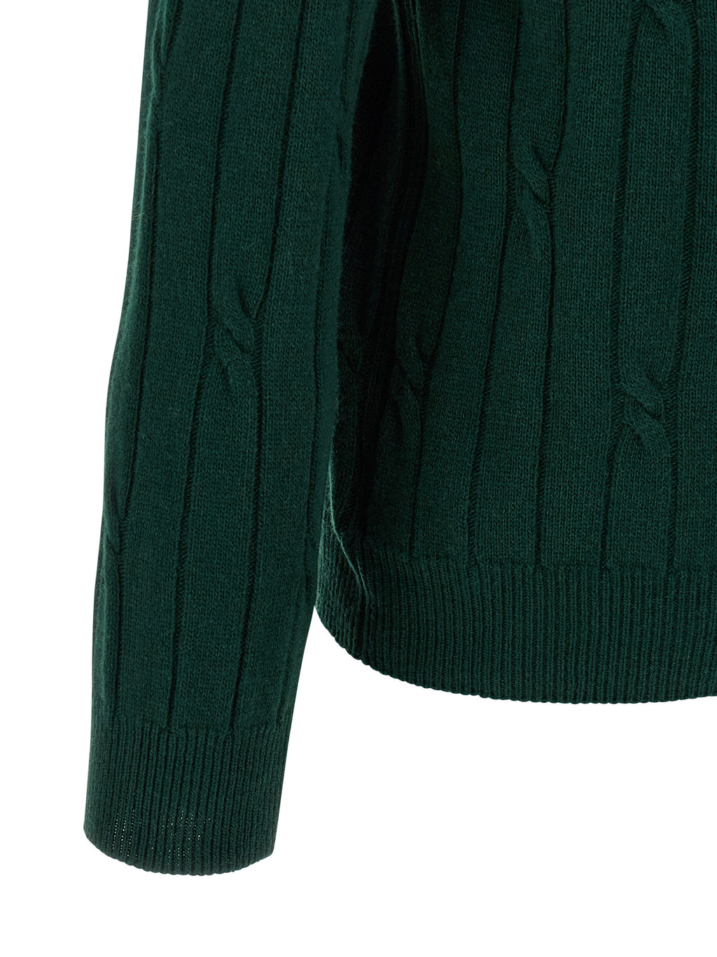 Bicolor Virgin Wool Polo Shirt