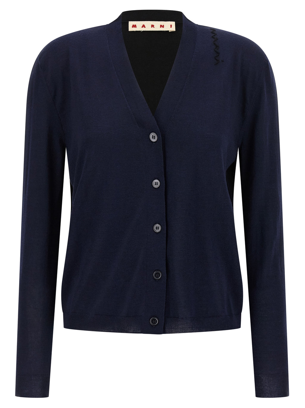 Multicolor Virgin Wool Cardigan