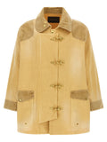 Beige Cotton Coat