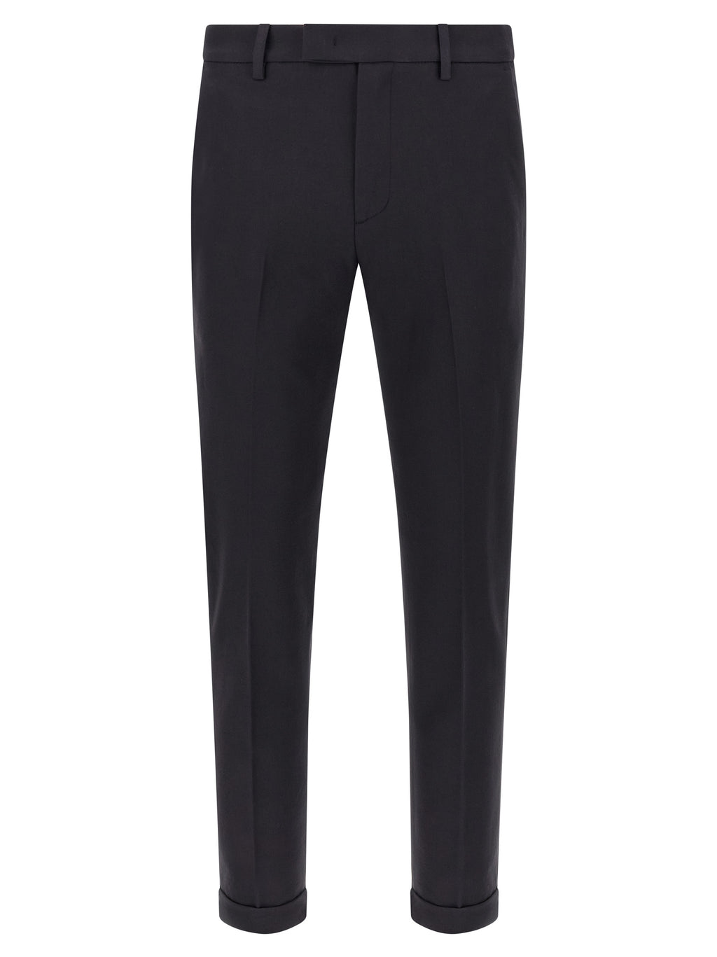 Blue Cotton Chino Pants