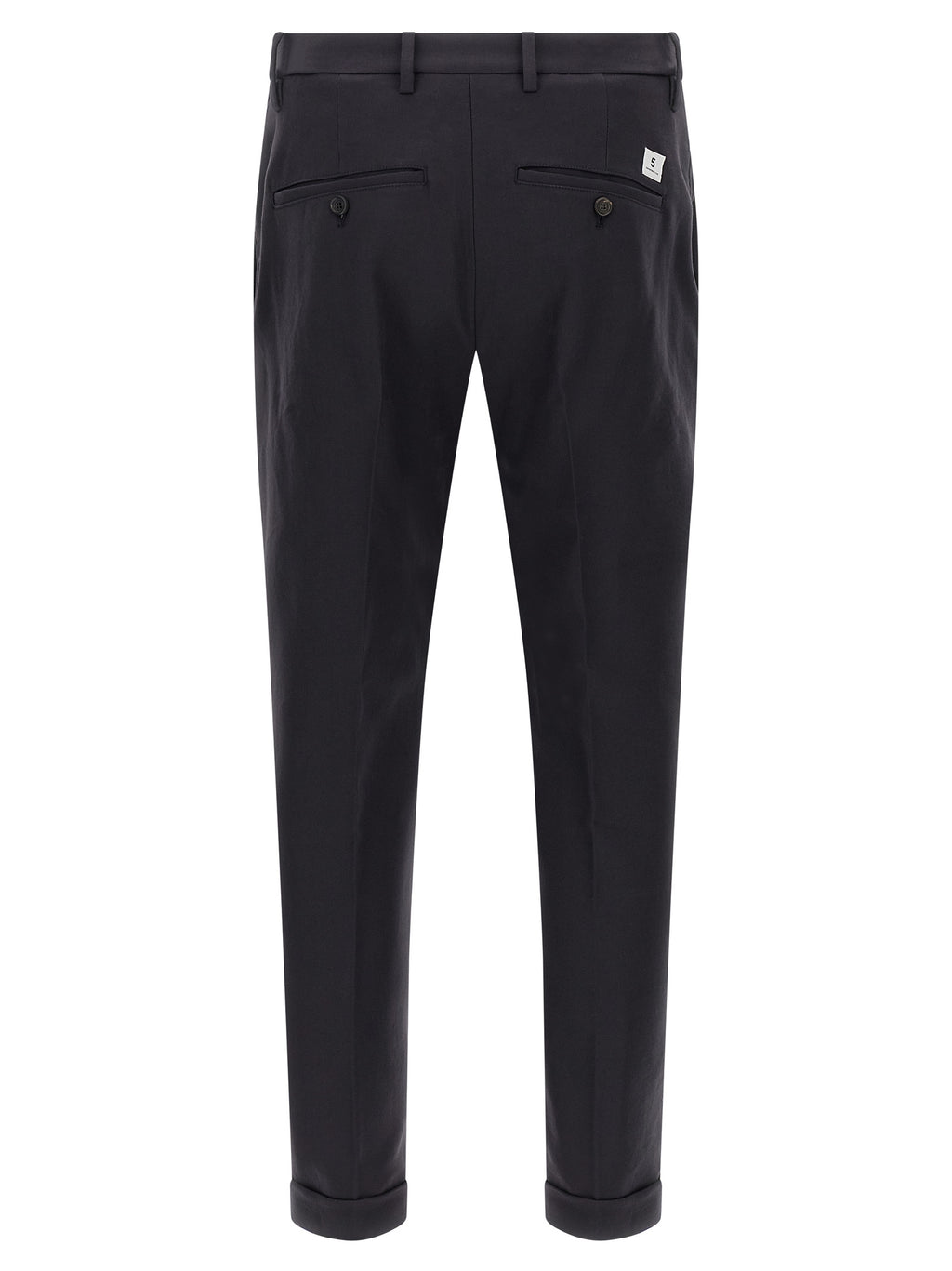 Blue Cotton Chino Pants