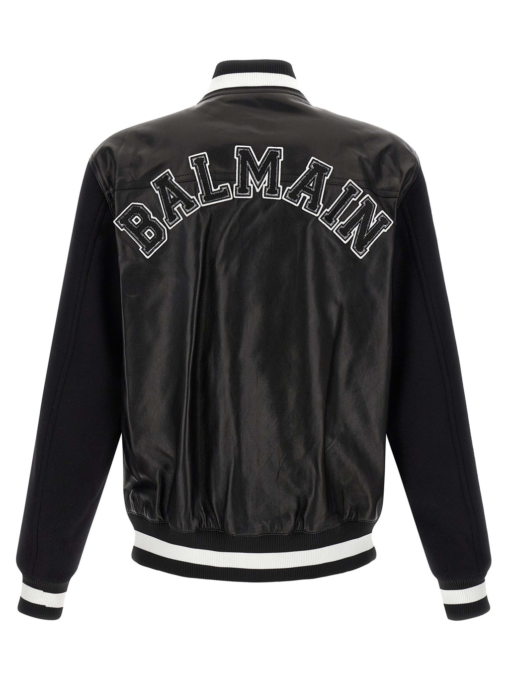 Bicolor Lamb Leather Leather Jacket