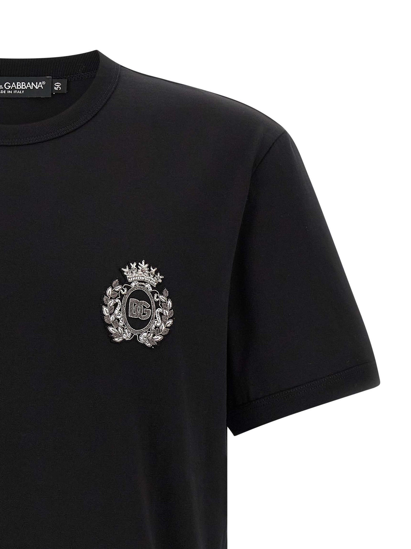 Black Cotton T-Shirt