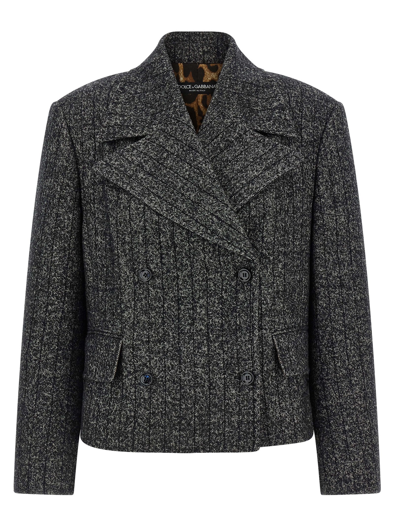 Bicolor Elastane Blazer