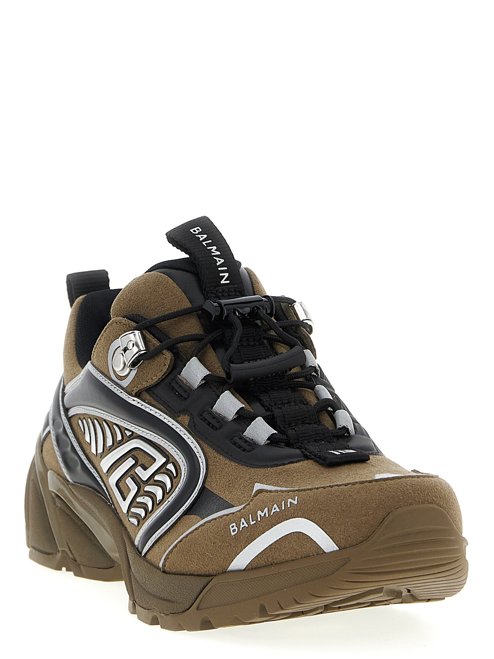 Bicolor Polyethylene Athletic Sneakers