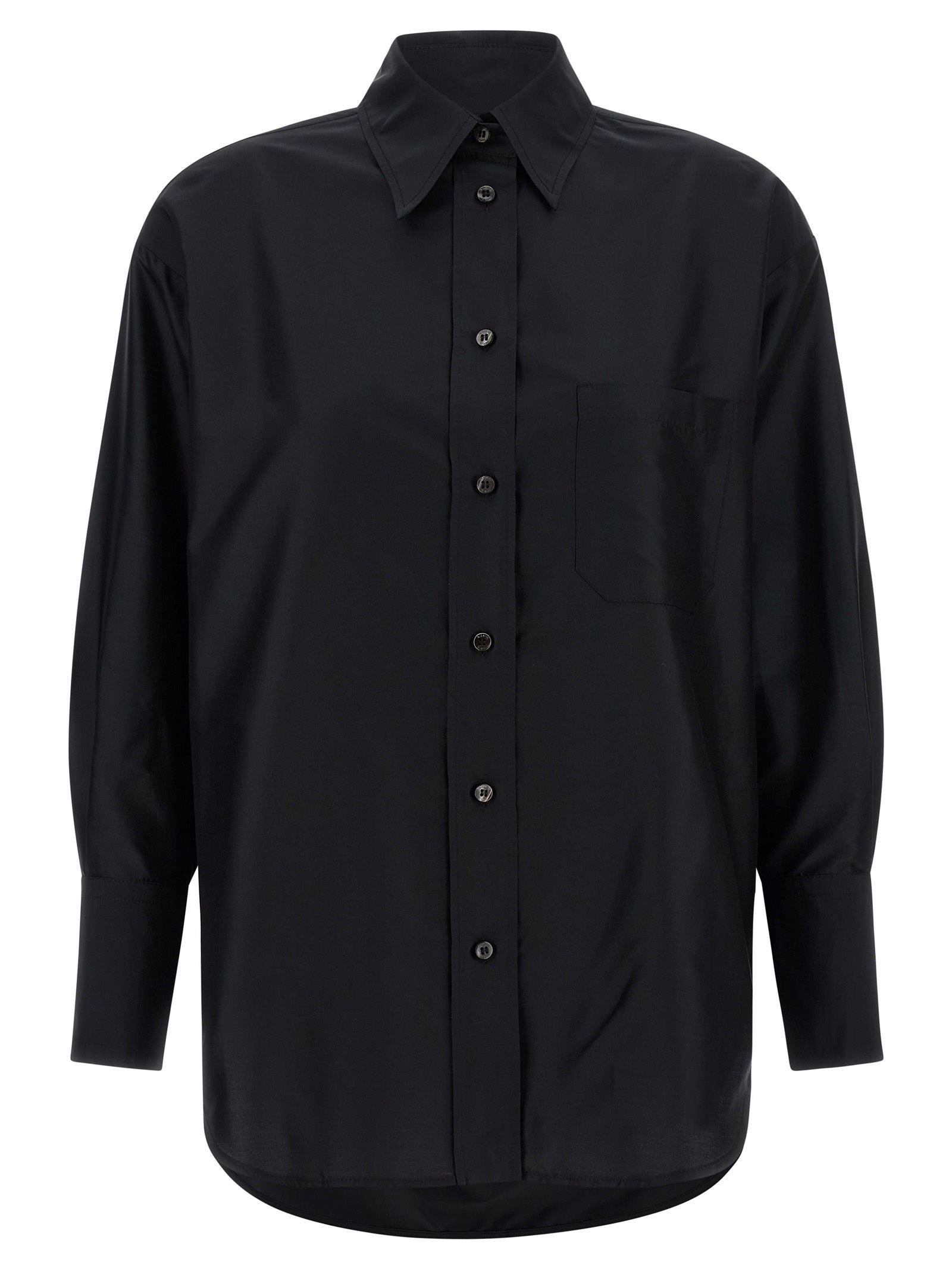 Black Silk Blouse