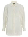 White Silk Blouse