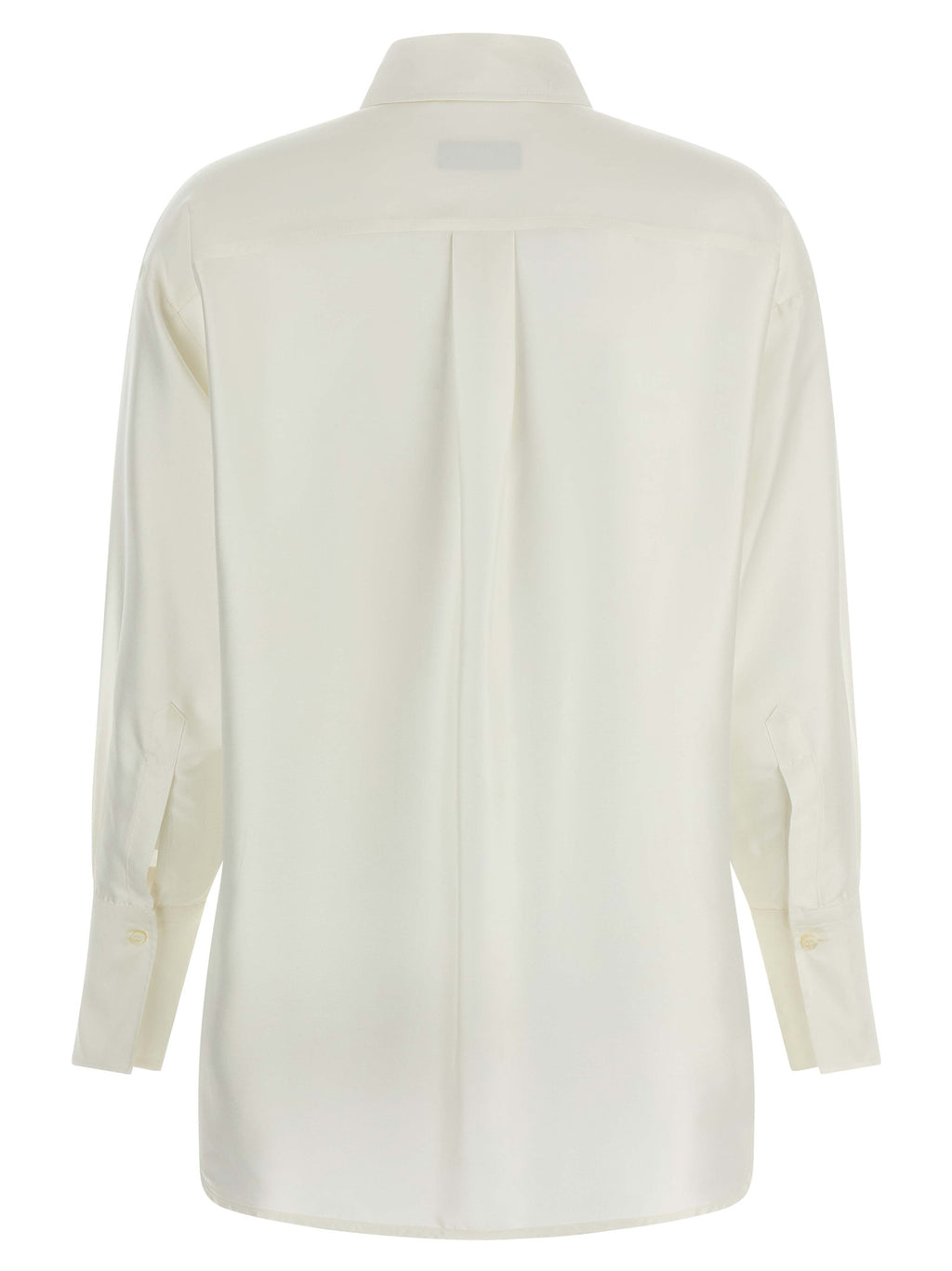 White Silk Blouse