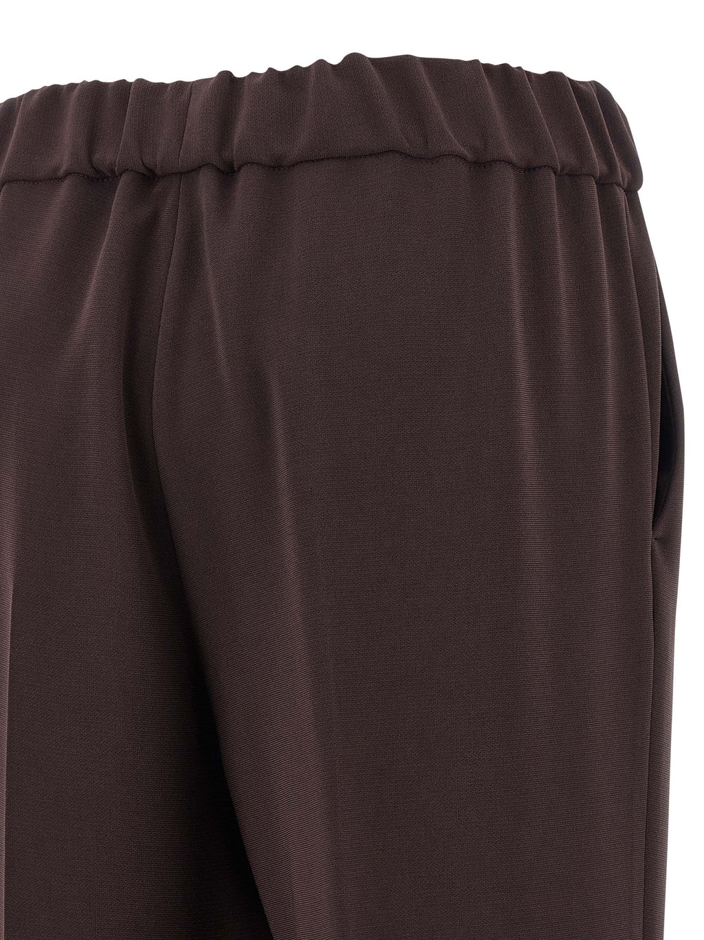 Brown Triacetate Casual Pants