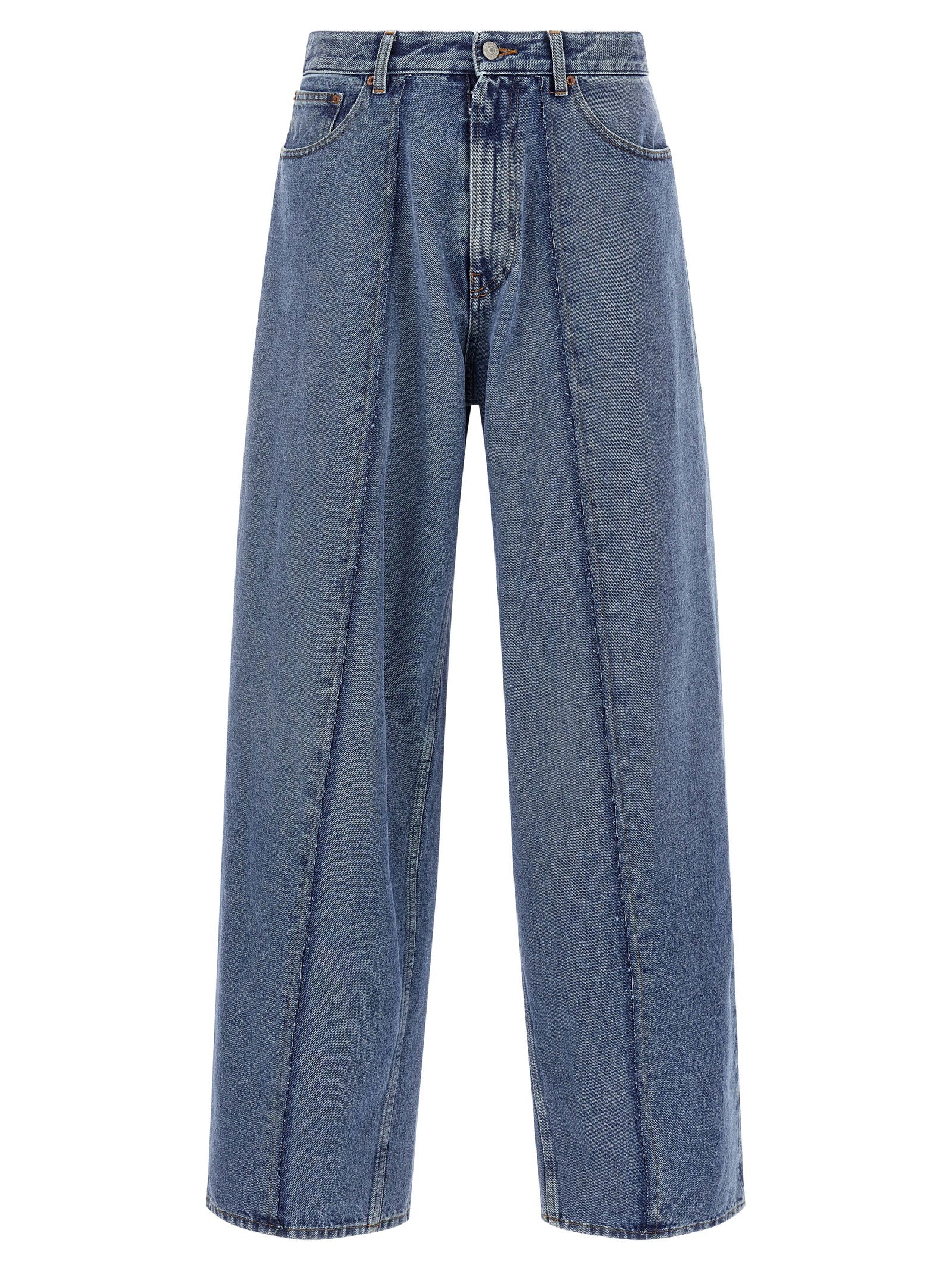 Blue Cotton Jeans Denim