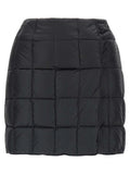 Black Nylon Long Skirt