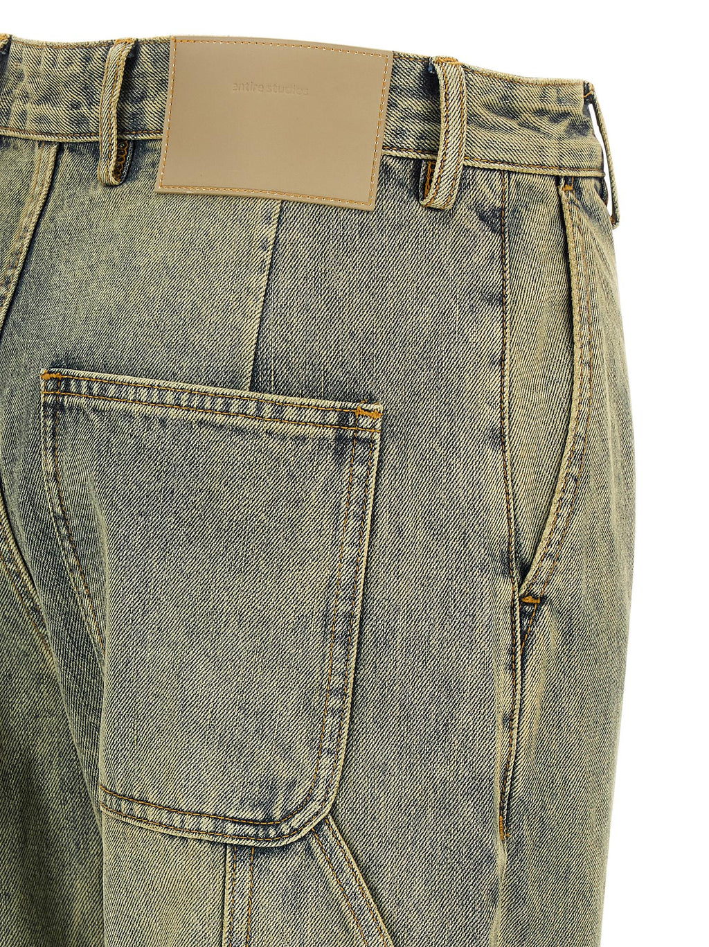 Bicolor Cotton Jeans Denim