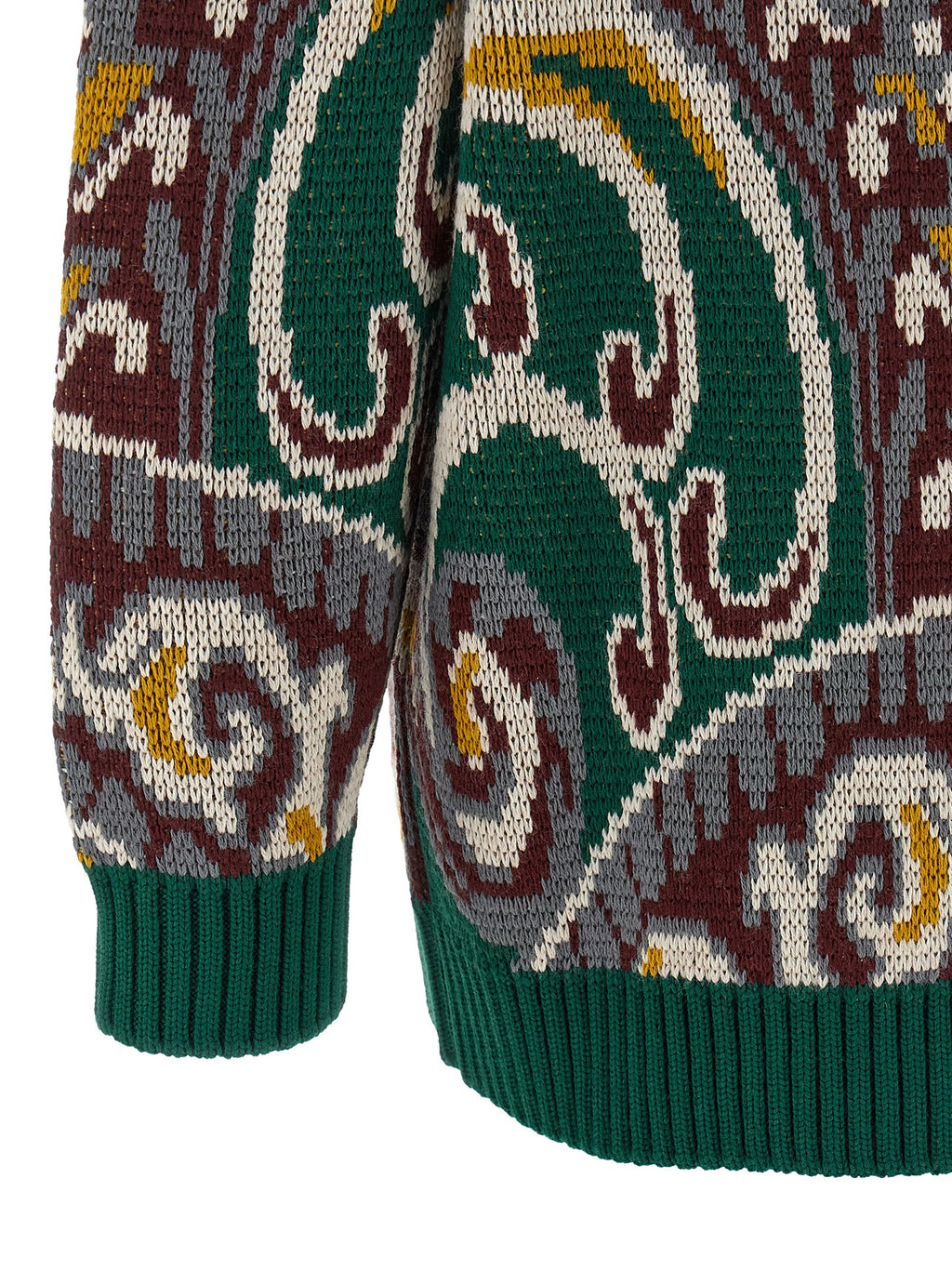 Multicolor Wool Cardigan