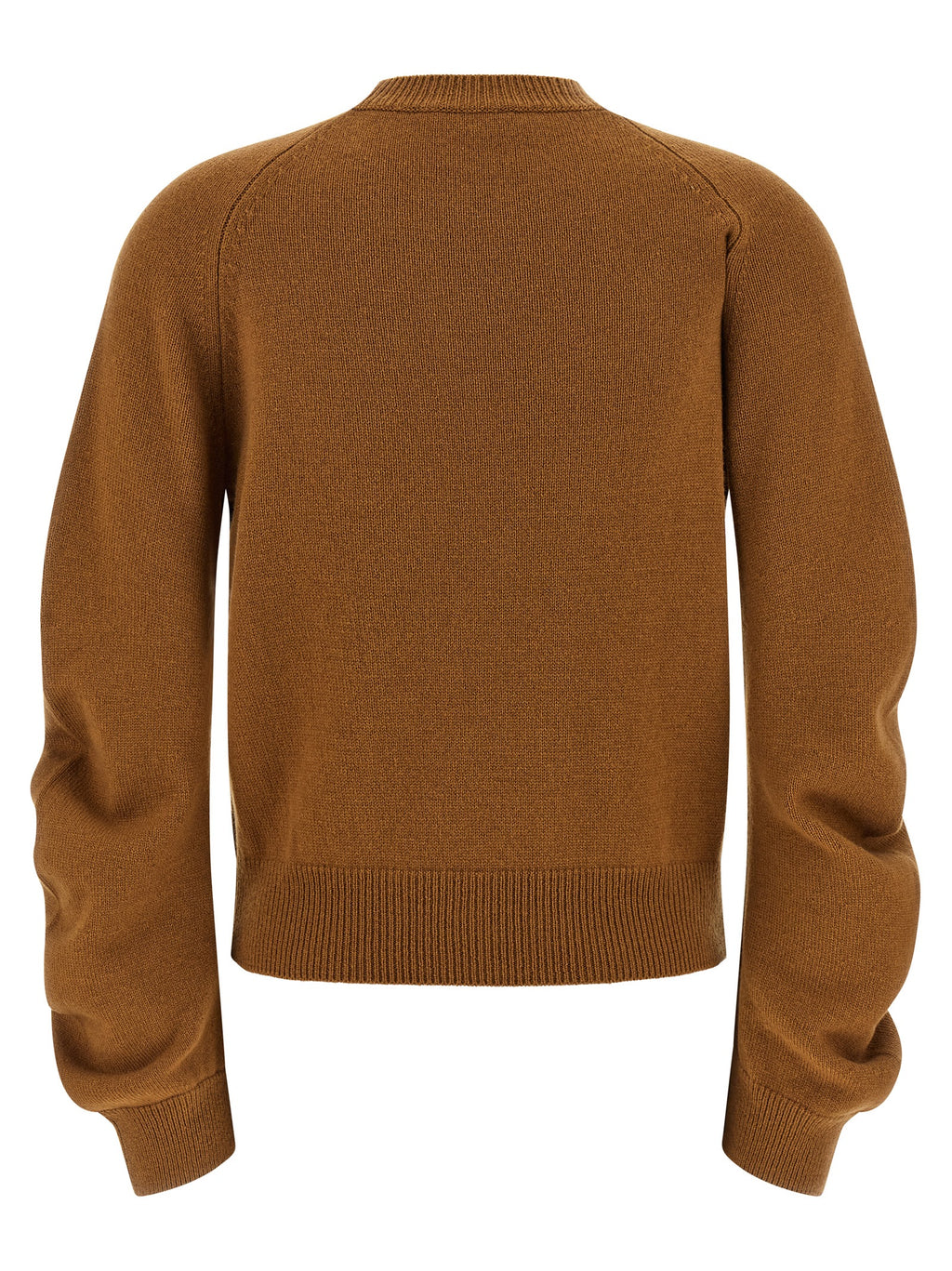 Brown Virgin Wool Cardigan