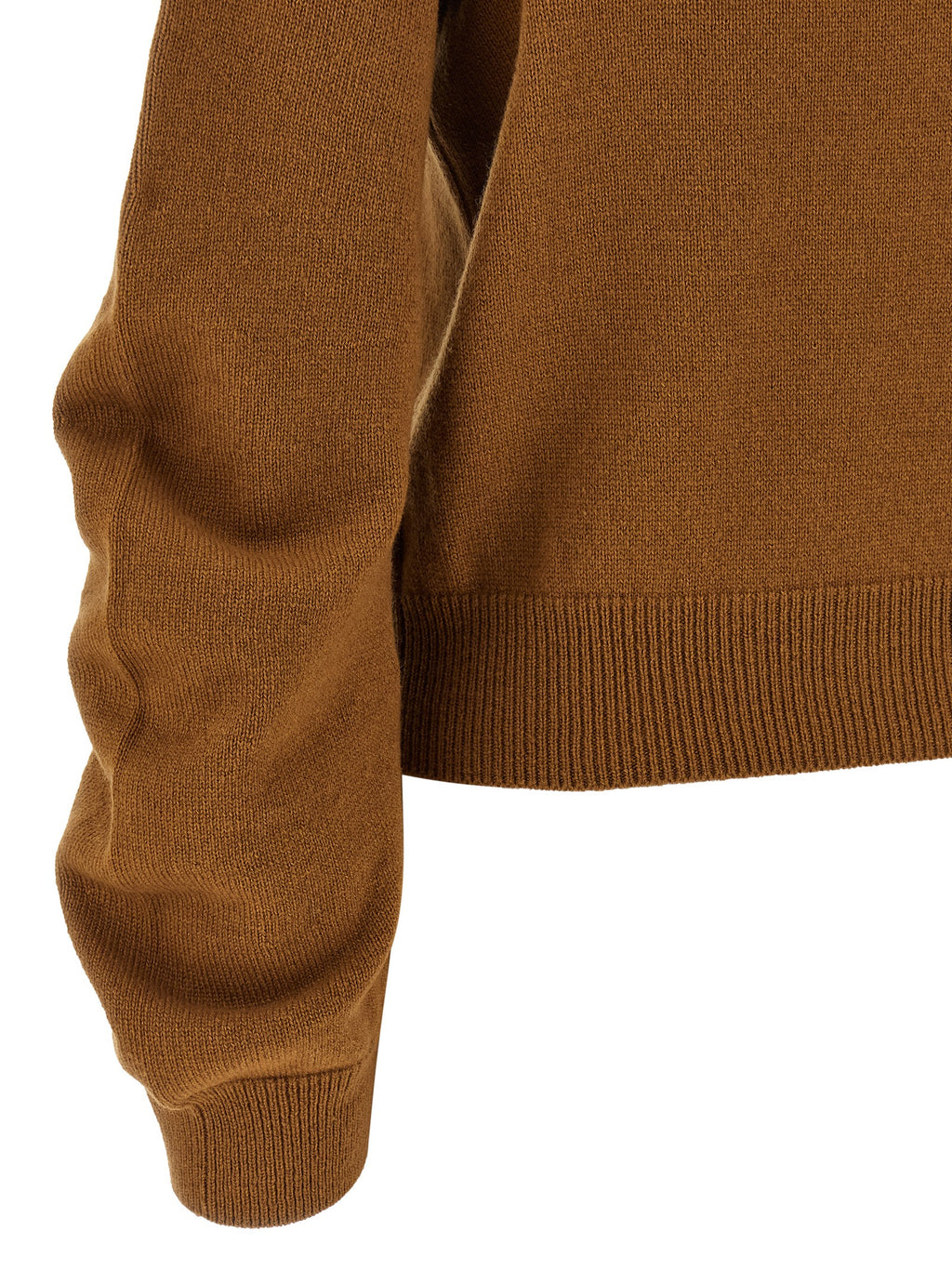 Brown Virgin Wool Cardigan