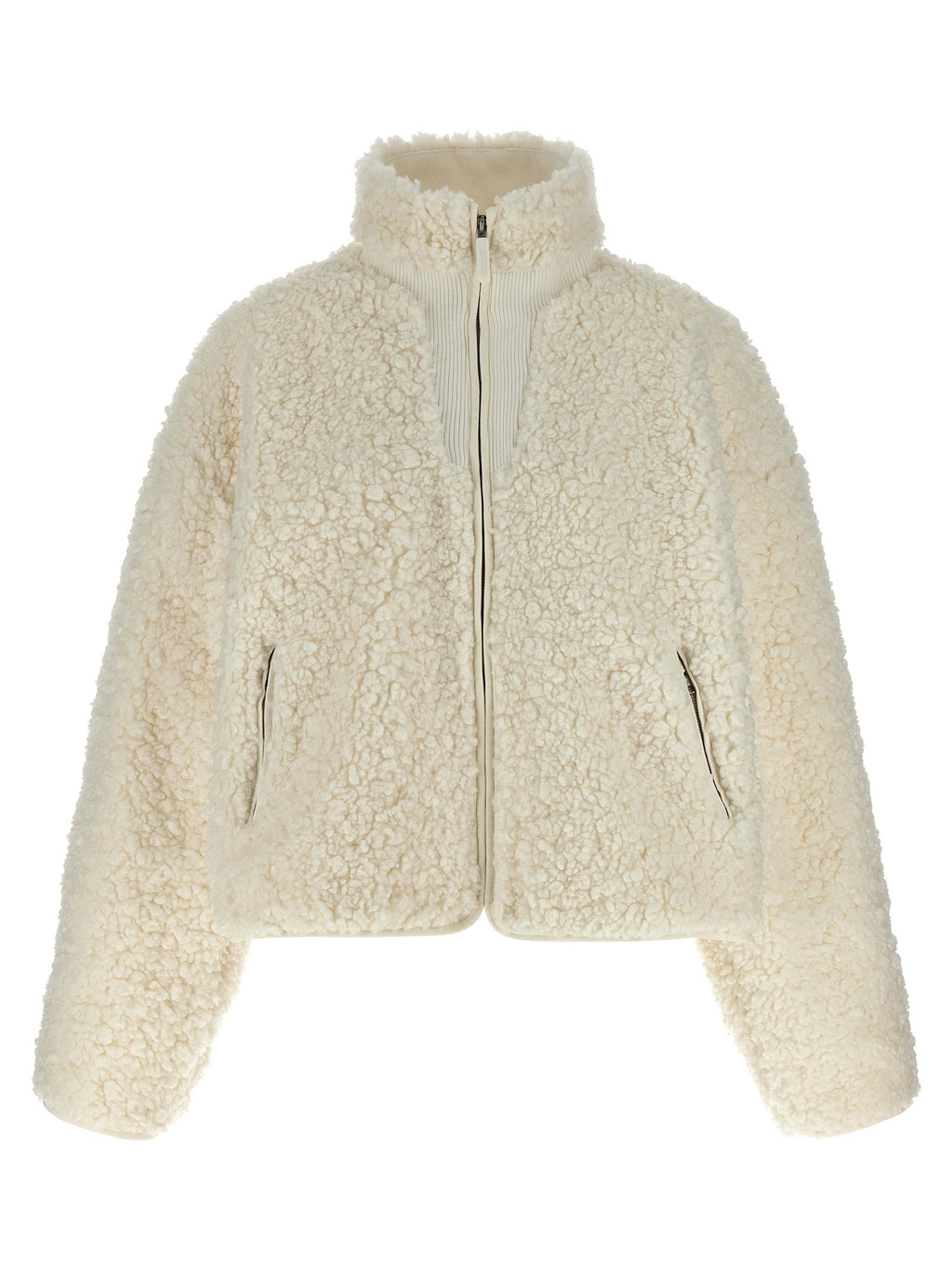 White Polyester Jacket