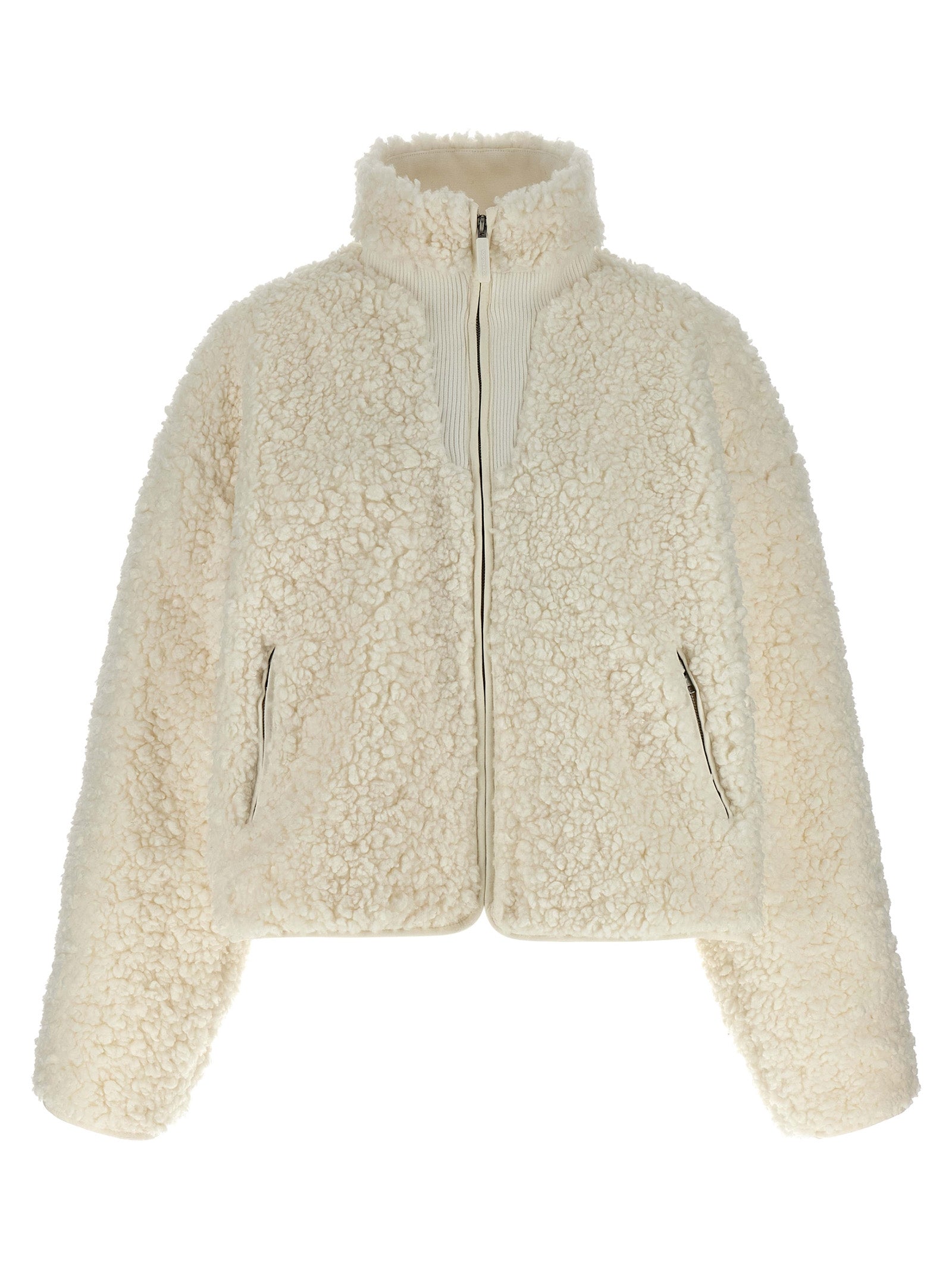 White Polyester Jacket