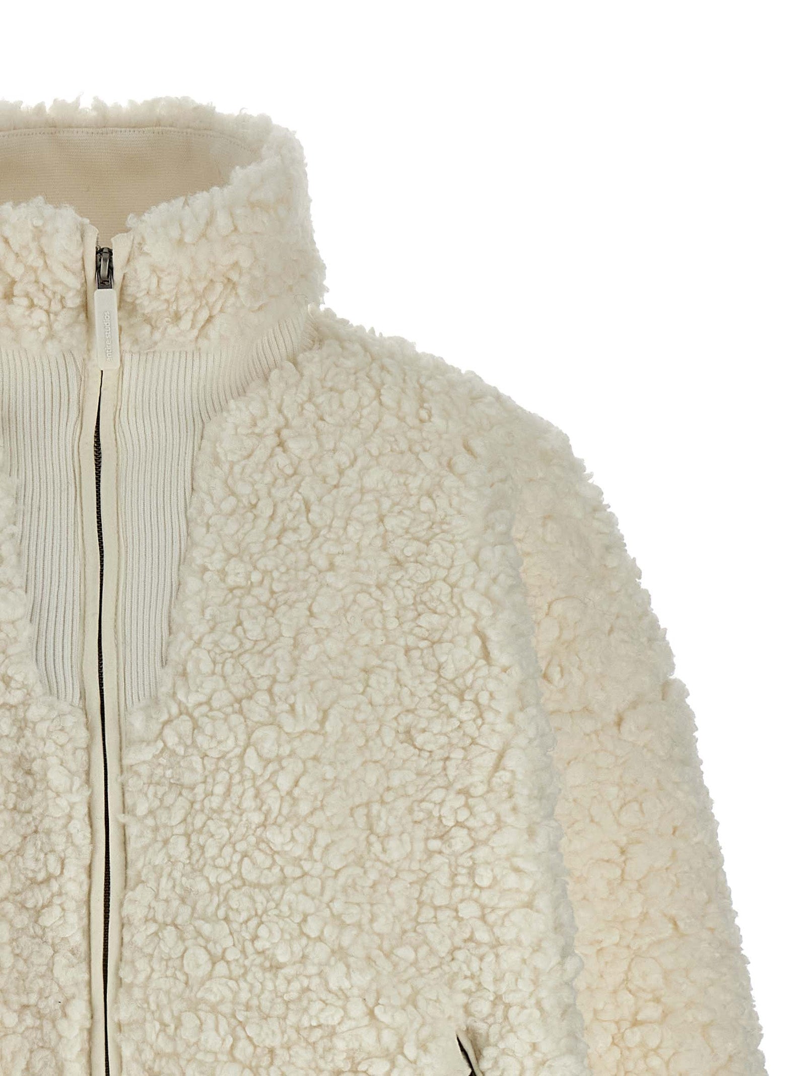 White Polyester Jacket
