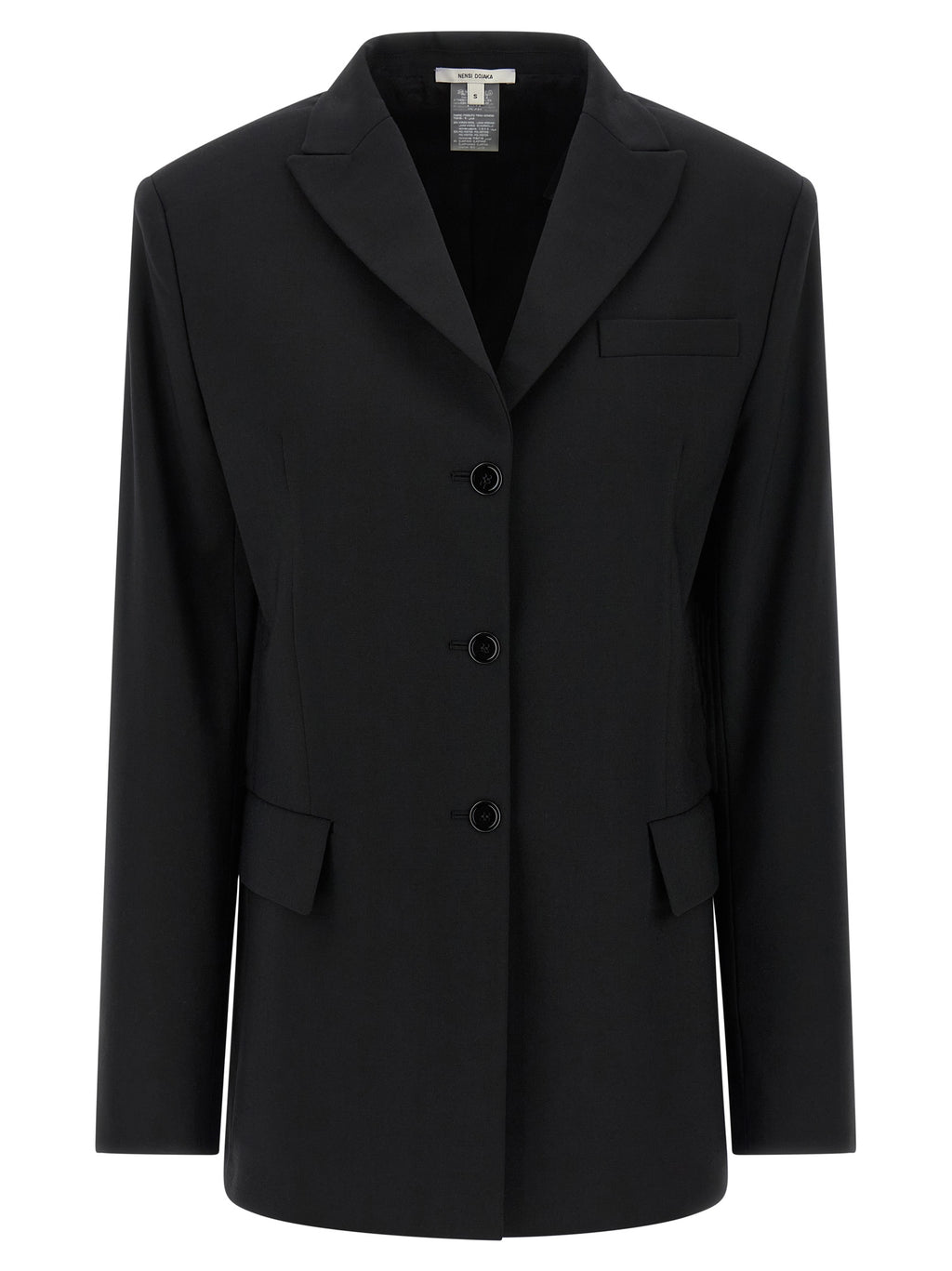 Black Virgin Wool Blazer