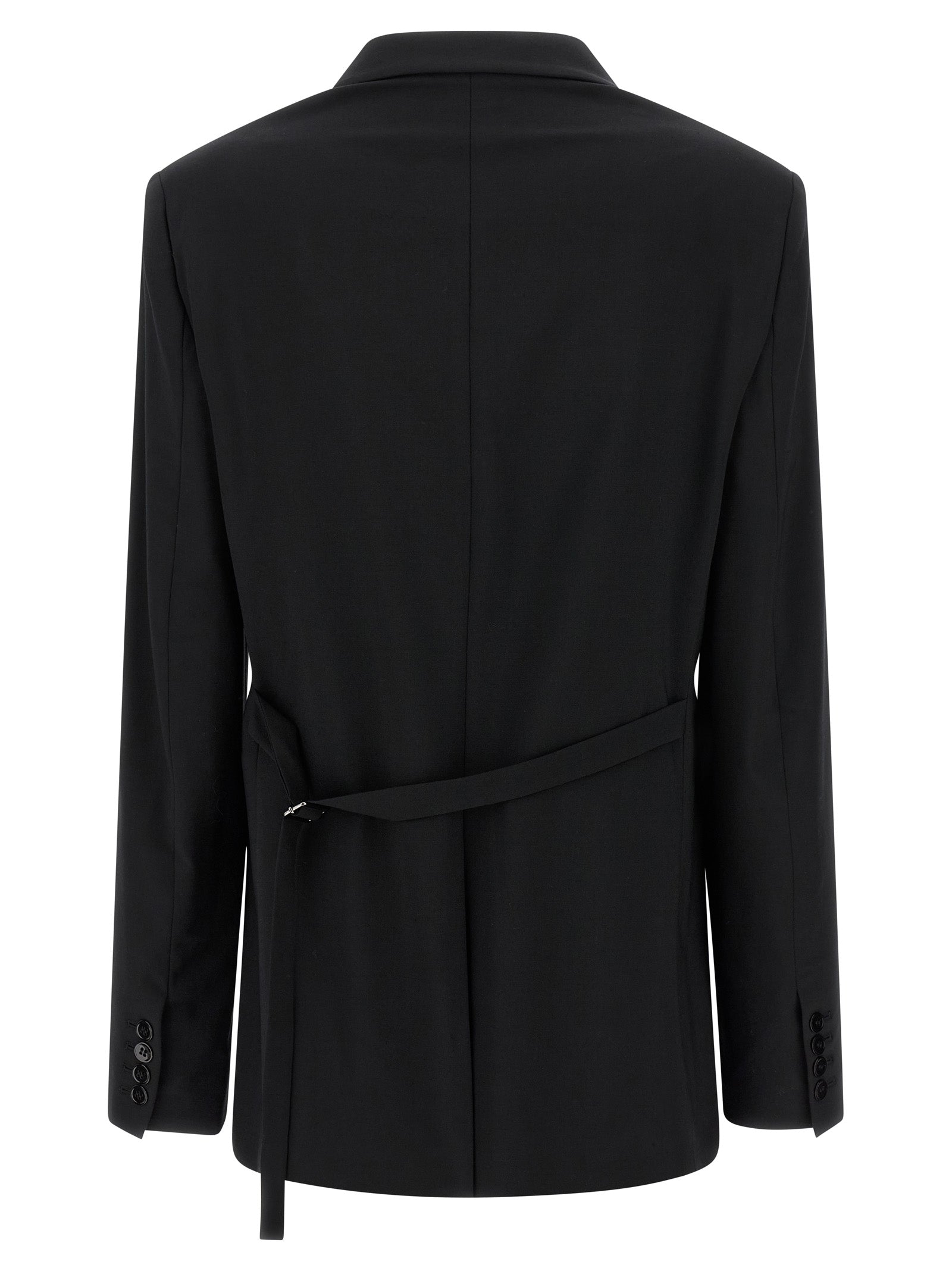 Black Virgin Wool Blazer