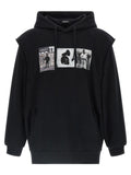 Black Cotton Sweatshirt