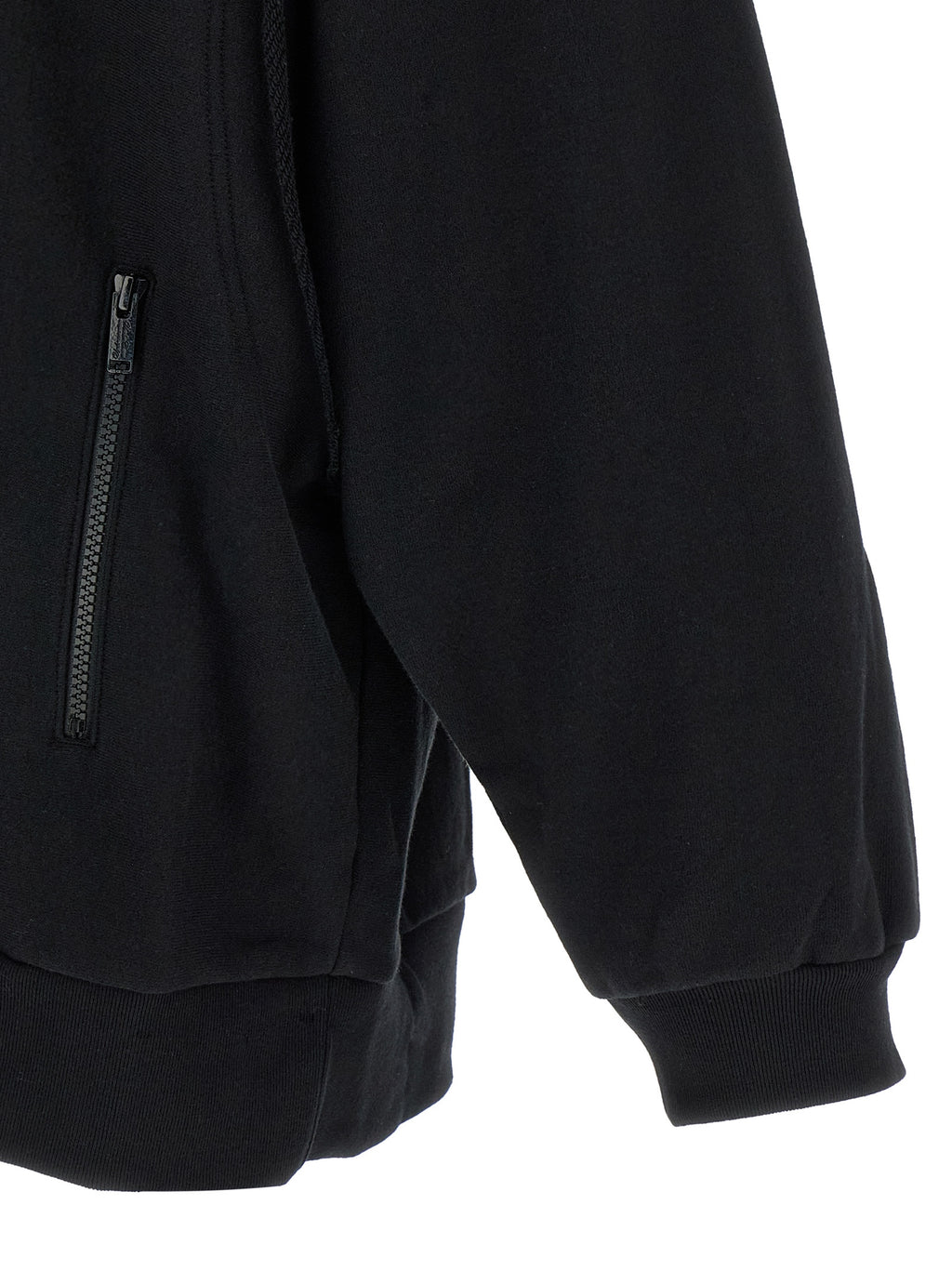 Black Cotton Sweatshirt