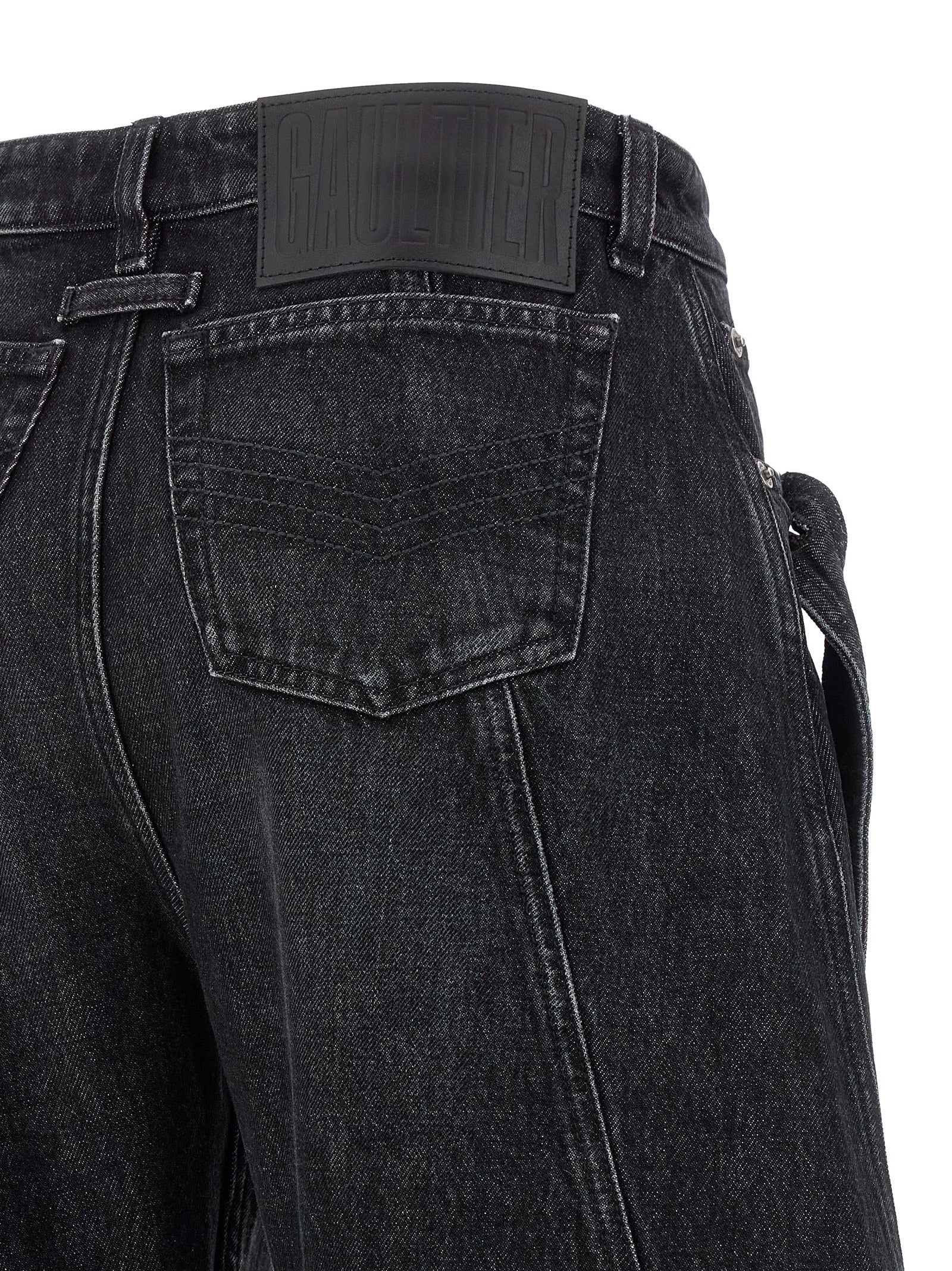 Black Cotton Jeans Denim