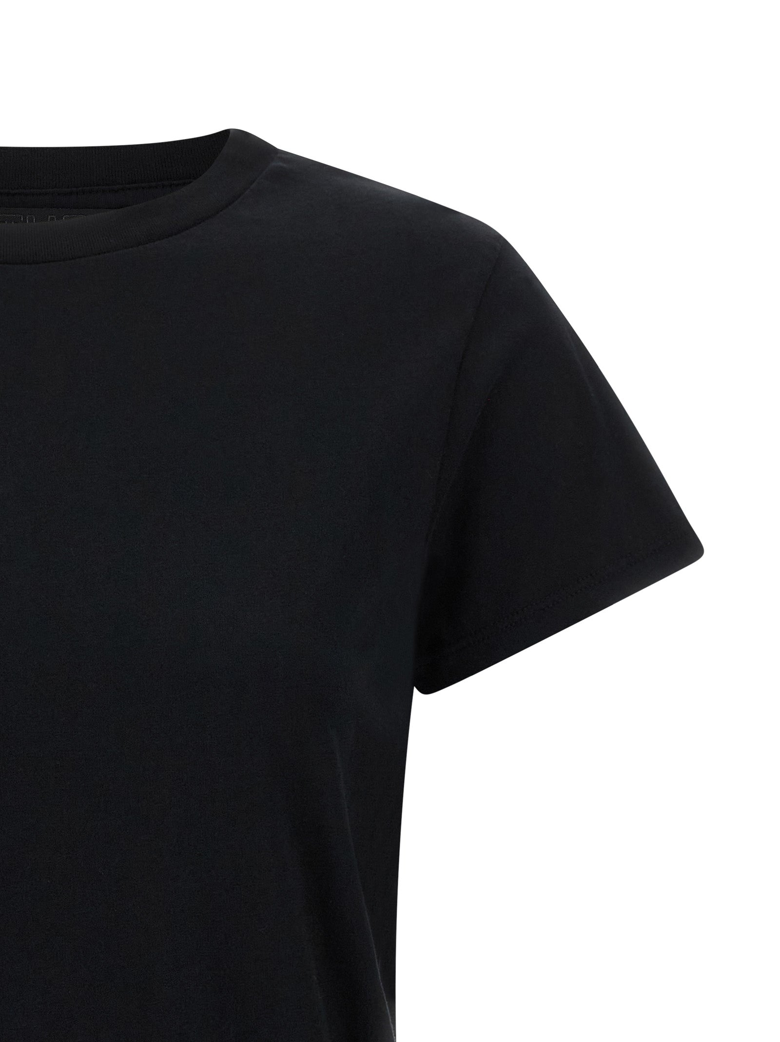 Black Cotton T-Shirt