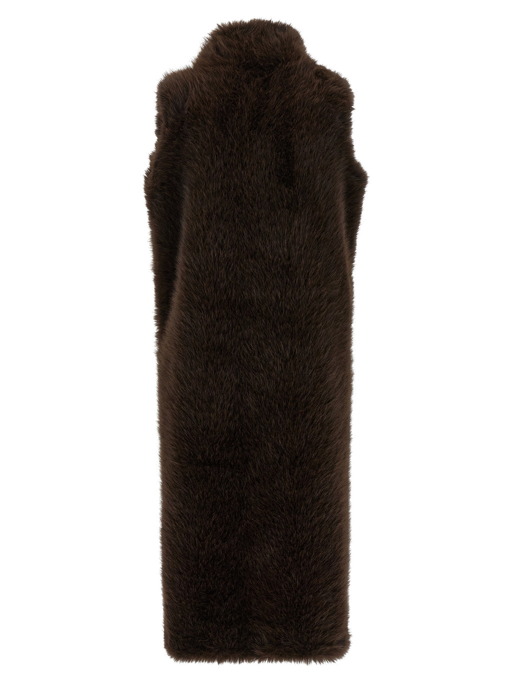 Brown Polyester Coat