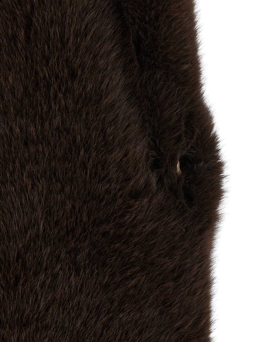 Brown Polyester Coat