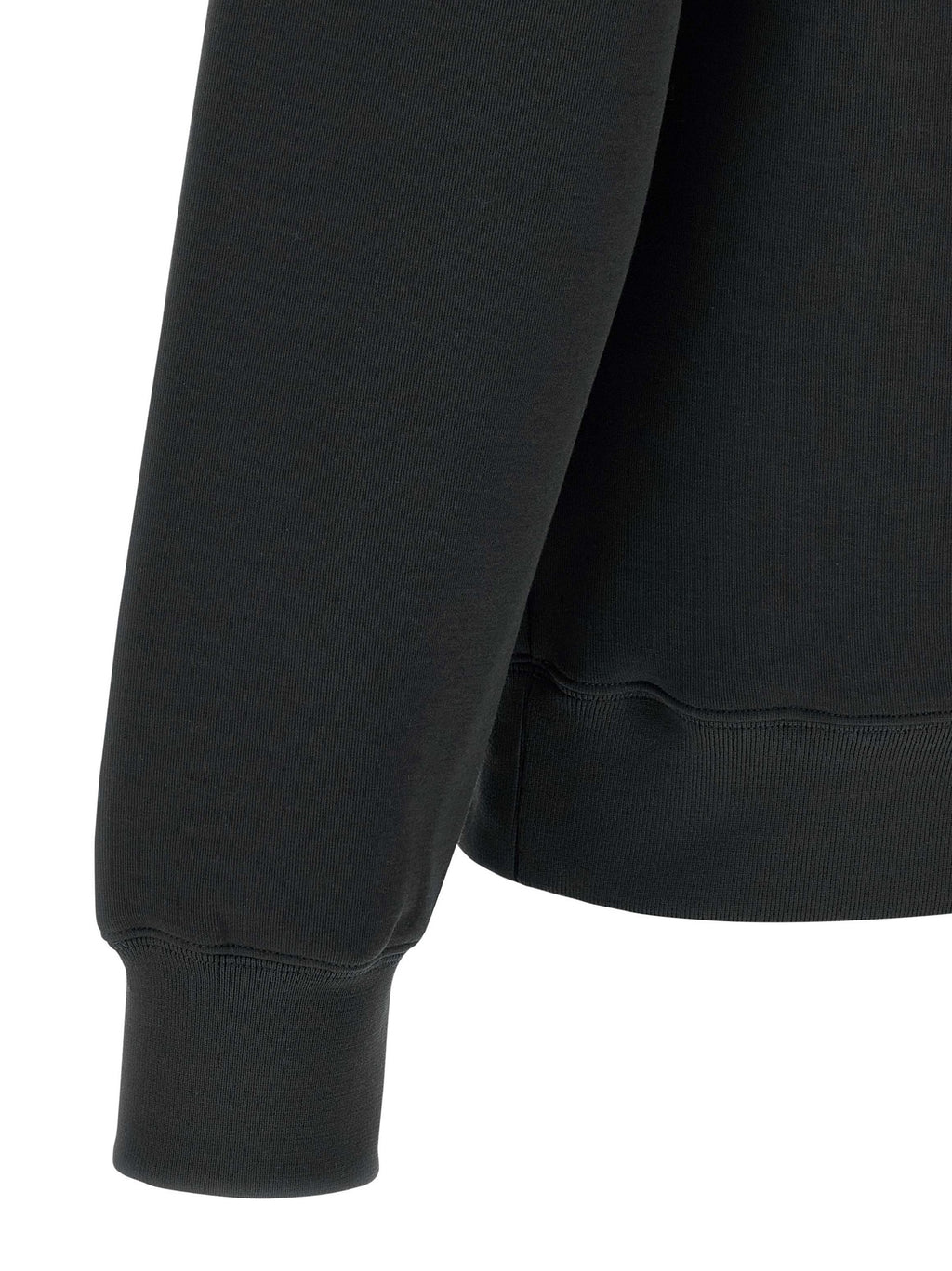 Black Cotton Sweatshirt