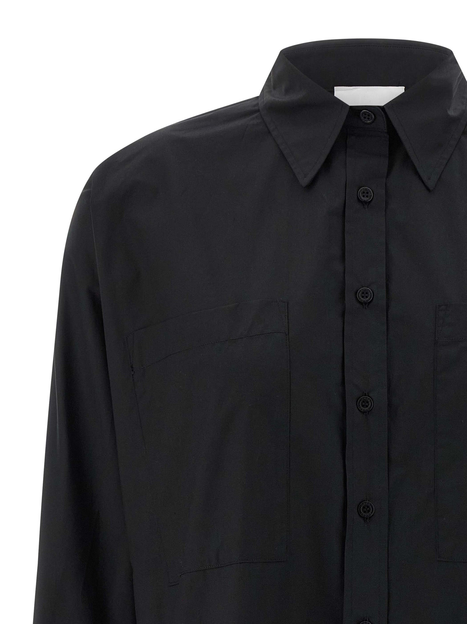 Black Cotton Blouse
